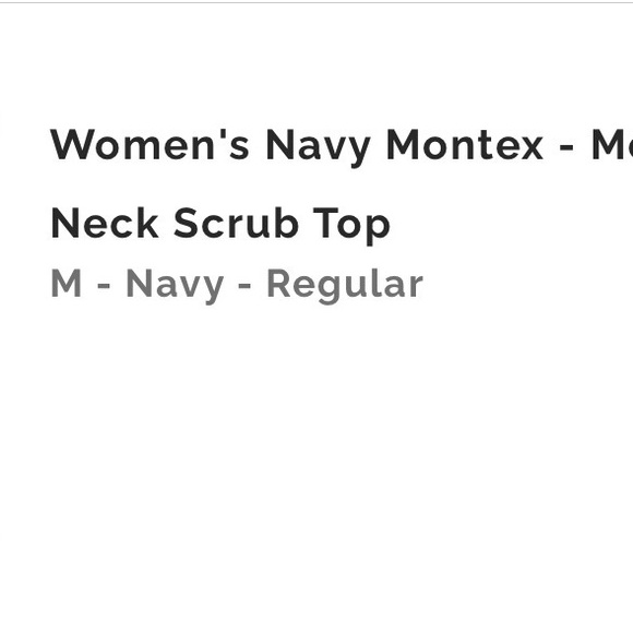 Figs Women Navy Short-Sleeve Medical Top - Picture 7 of 7